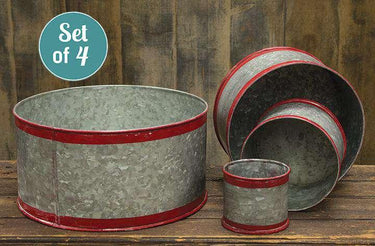 4/Set, Measuring Tubs - The Fox Decor